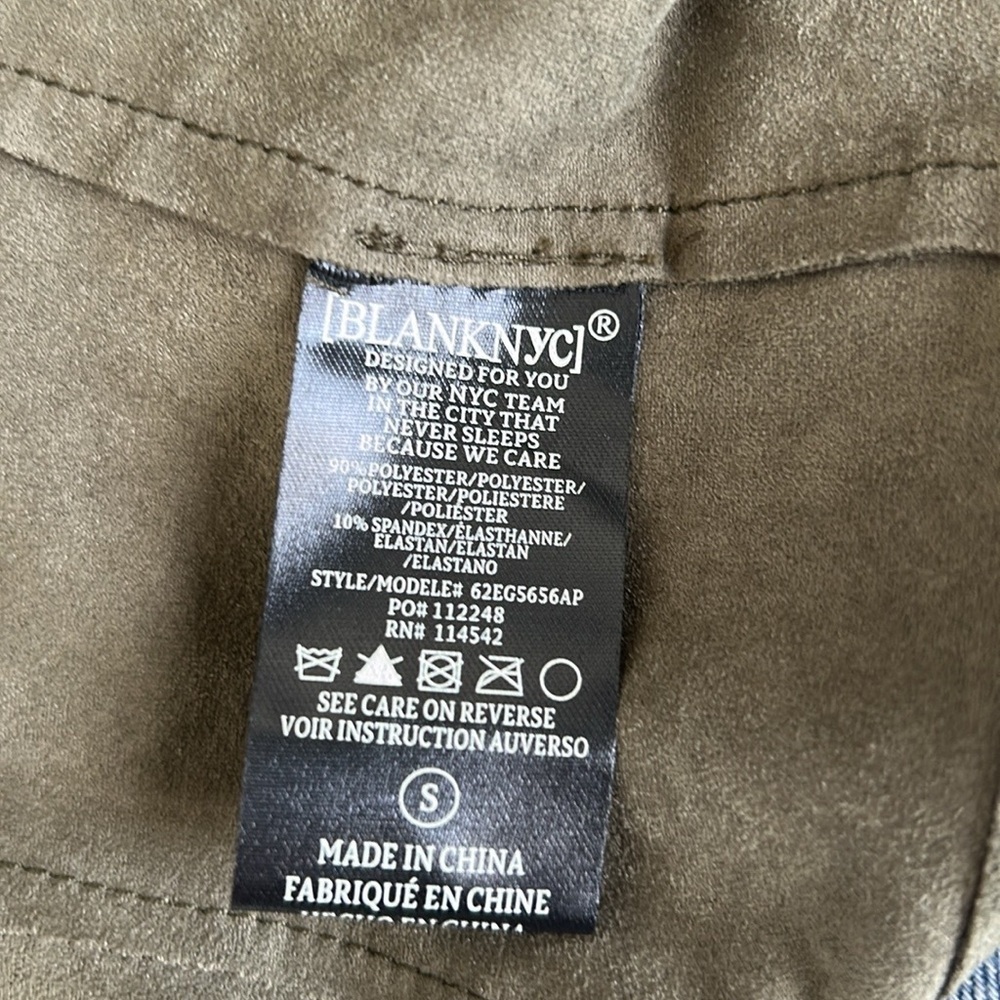 Blank NYC Wesley Sueded Jacket S - Picture 10 of 12